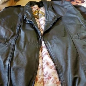 Golden goose leather small jacket mens
